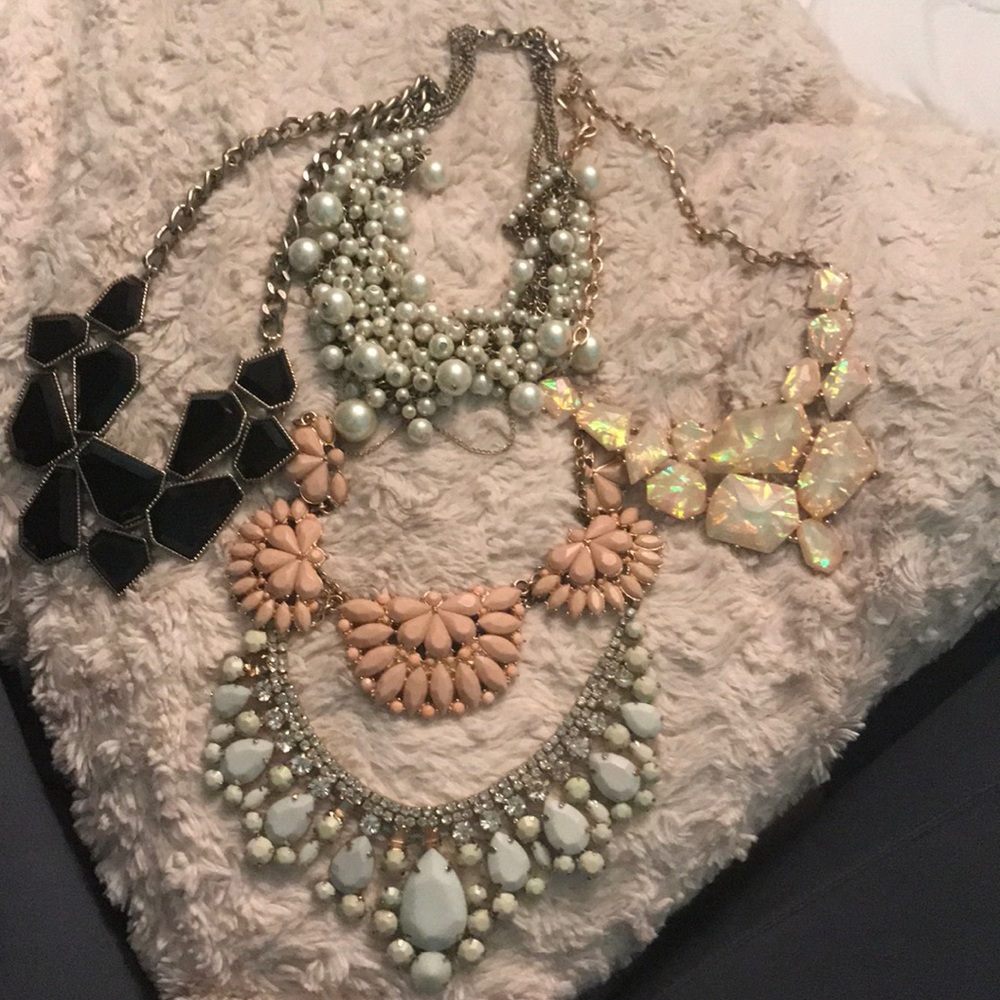 Lot of Ornate “Bib” Necklaces